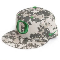 Classic Oregon O, Nike Swoosh, Aerobill, Flat, Sized, Hat